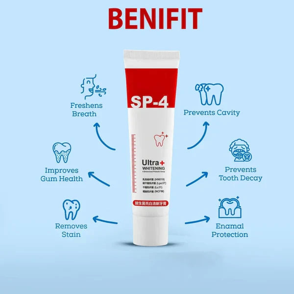 SP4 Intense teeth whitening toothpaste
