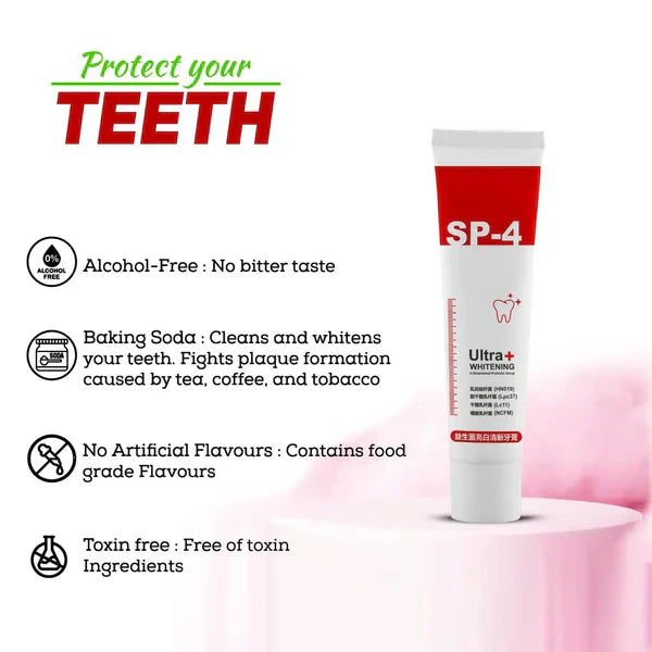 SP4 Intense teeth whitening toothpaste