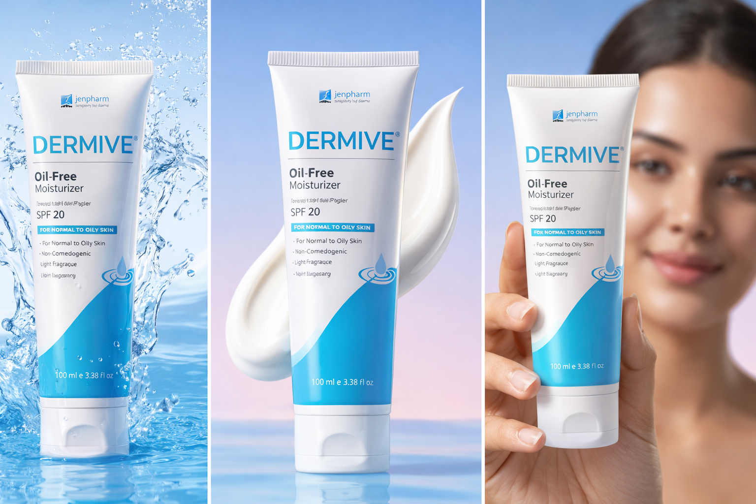 DERMIVE Oil-Free Moisturizer SPF 20